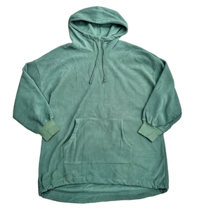 Old Navy Green Oversized Pull-over Fleece Hoodie Size Large